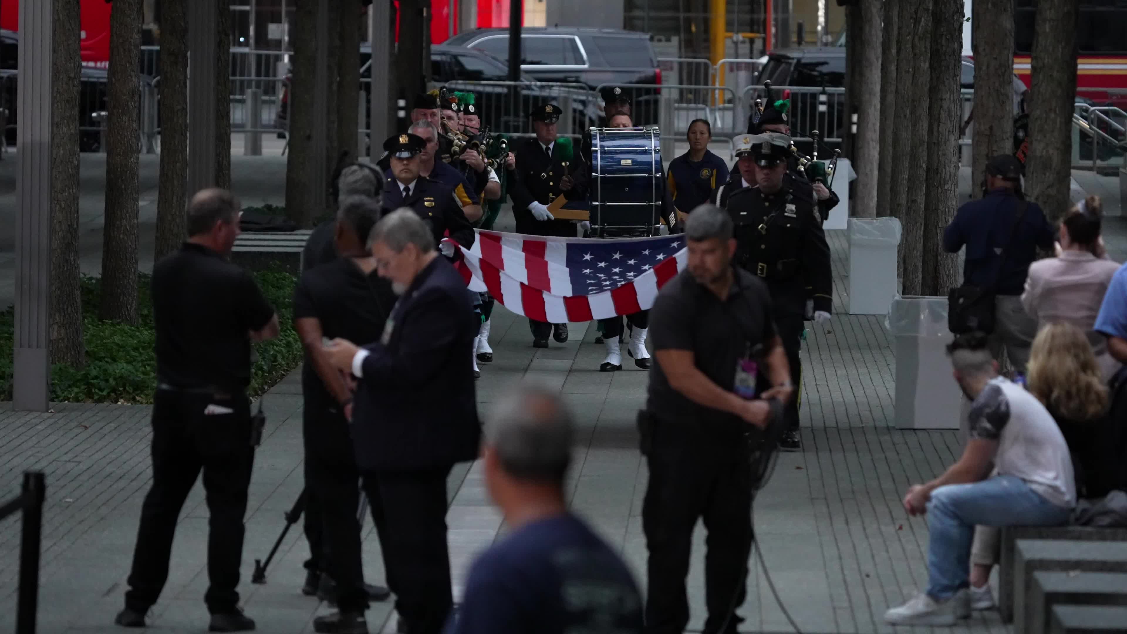 New York City Marks The 21st Anniversary Of The September 11 Terror Attacks