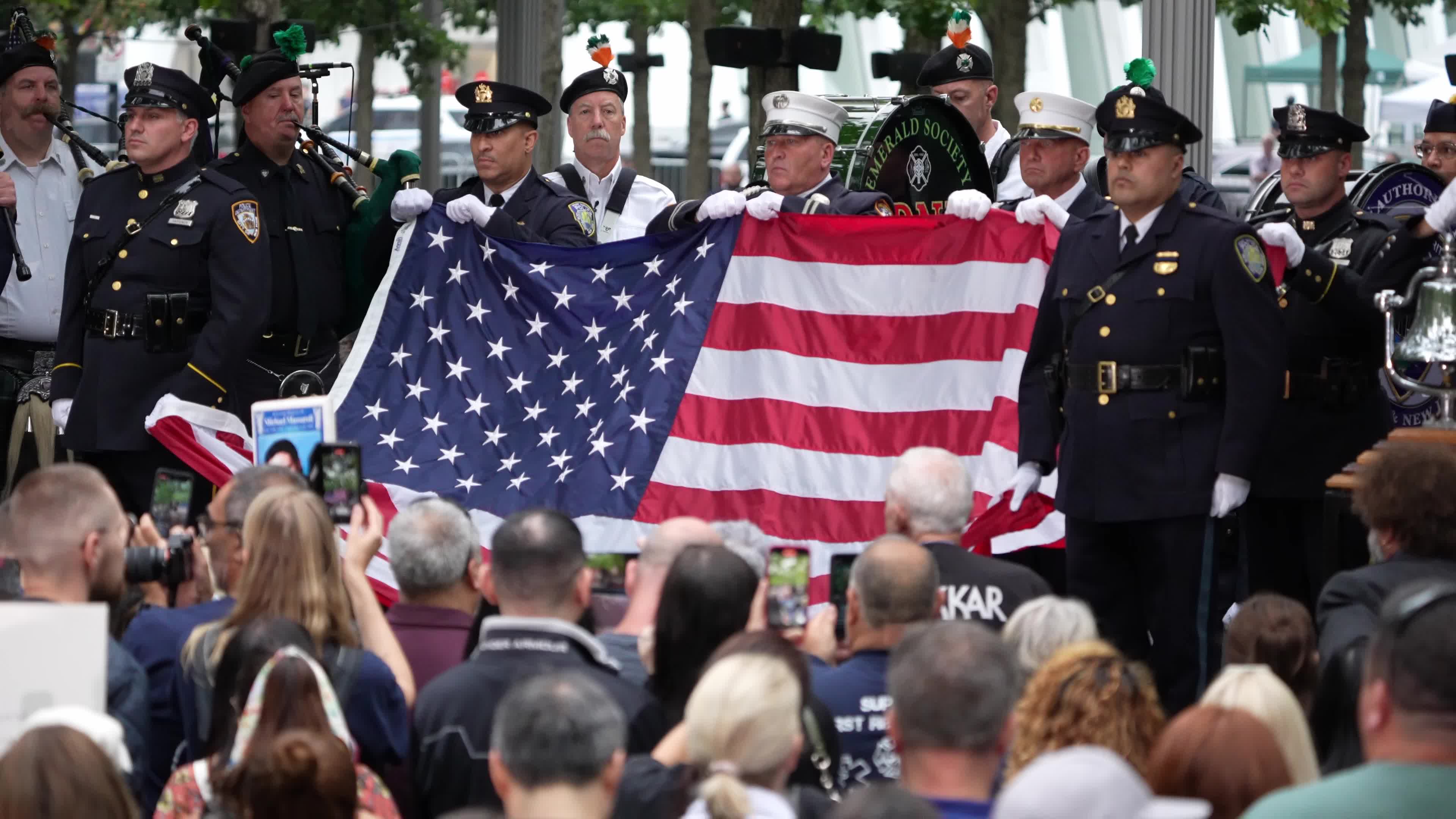 New York City Marks The 21st Anniversary Of The September 11 Terror Attacks