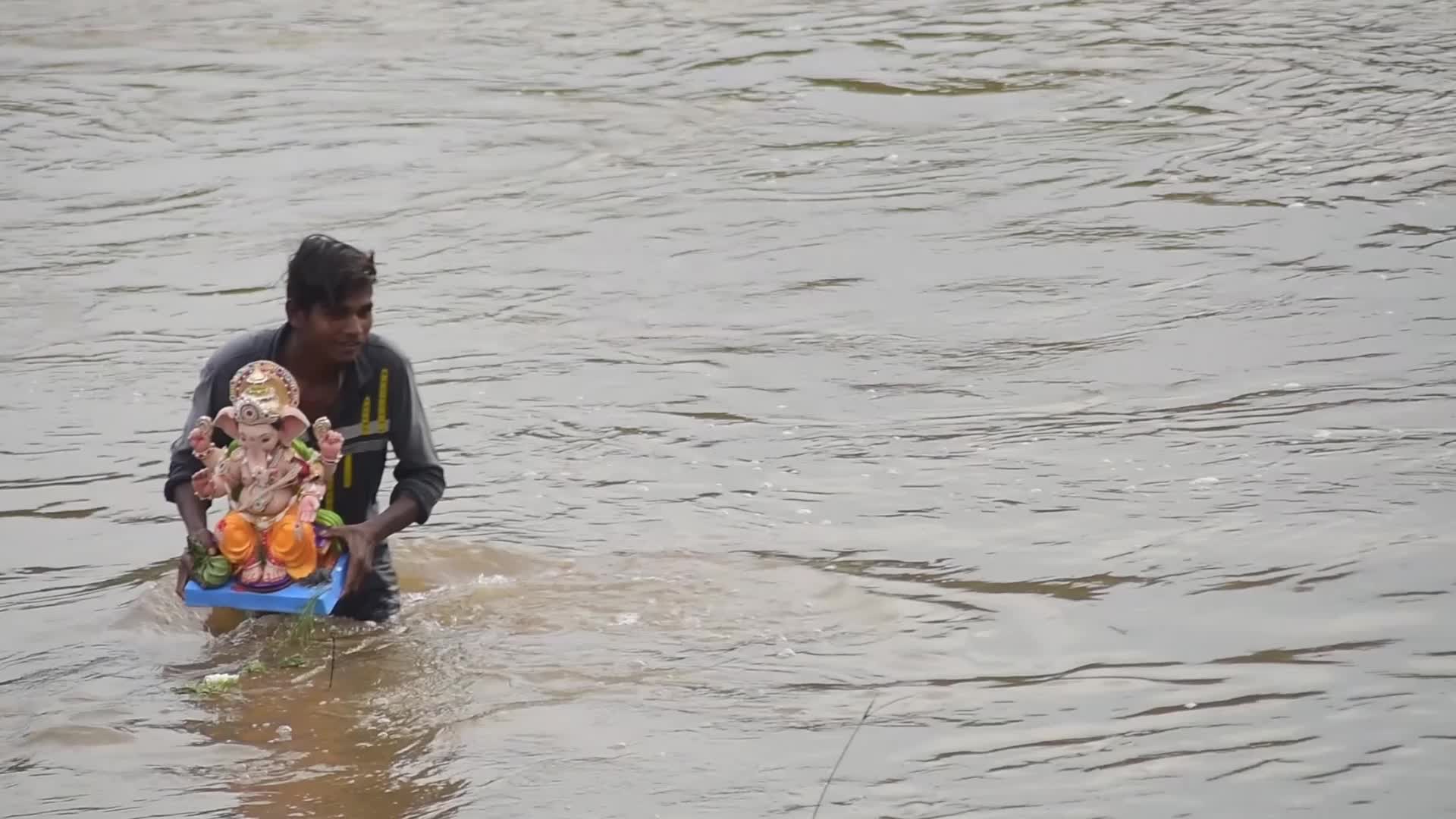 Ganesh Visarjan in India