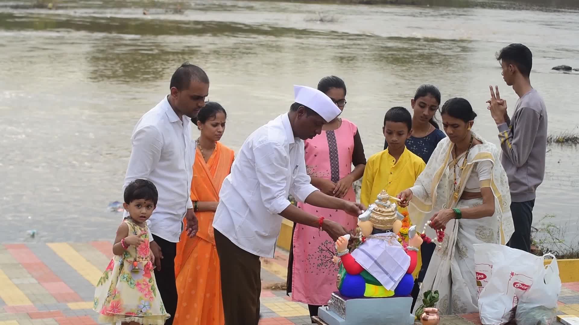Ganesh Visarjan in India