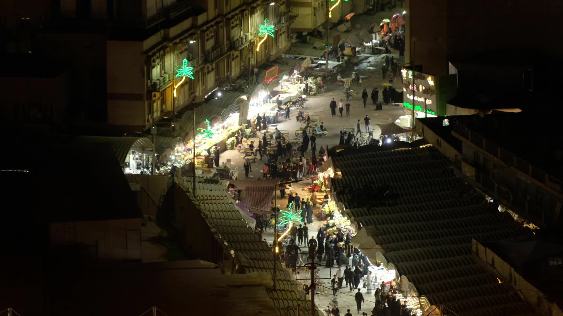 Arbain is commemorated in Karbala by Muslims from Islamic countries