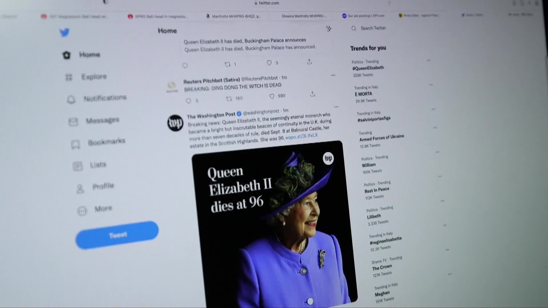 Death of Queen Elizabeth II Media Overview