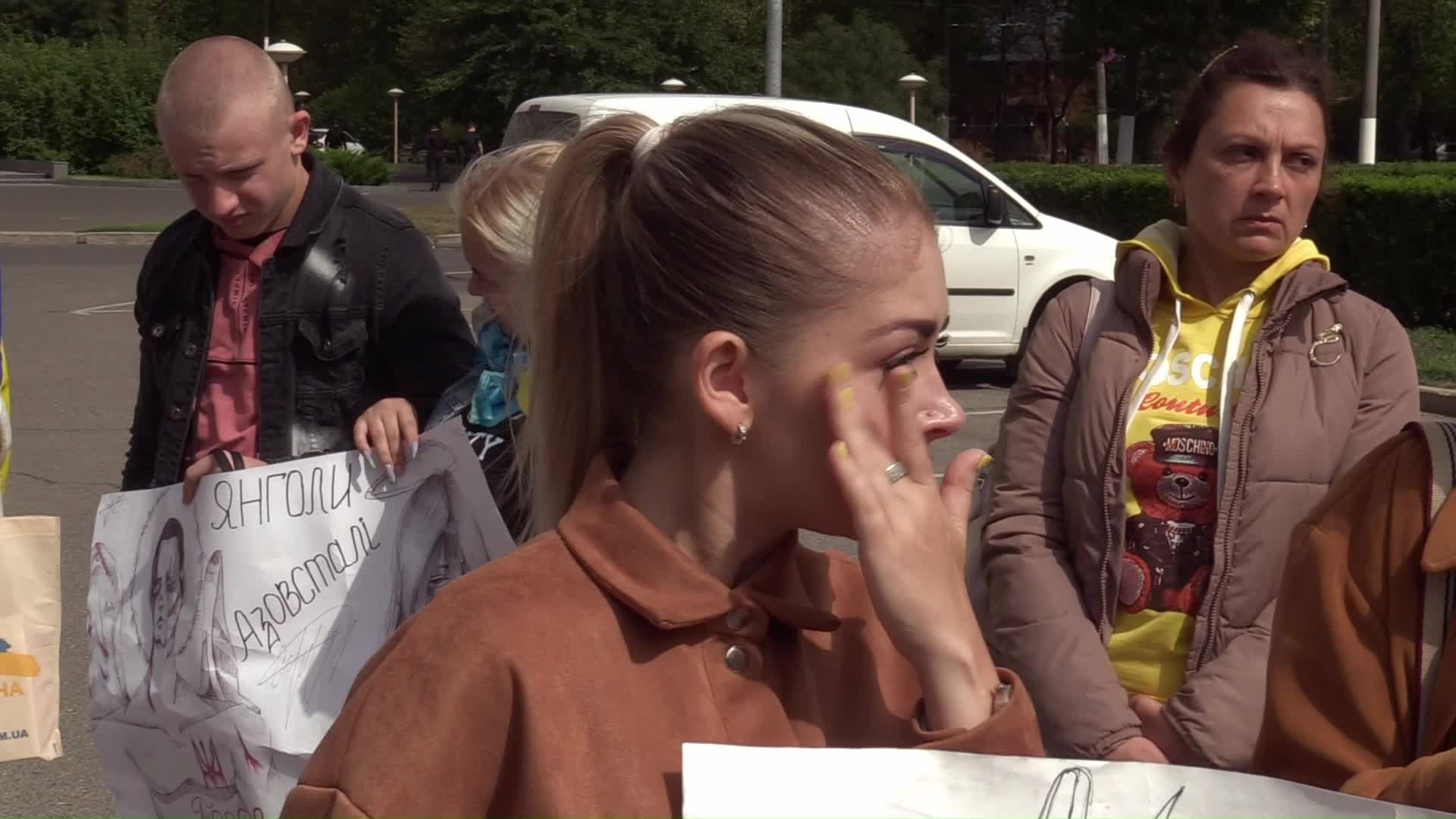 Rally of relatives of Ukrainian prisoners of war (POW) in Odesa, amid Russia's invasion of Ukraine.