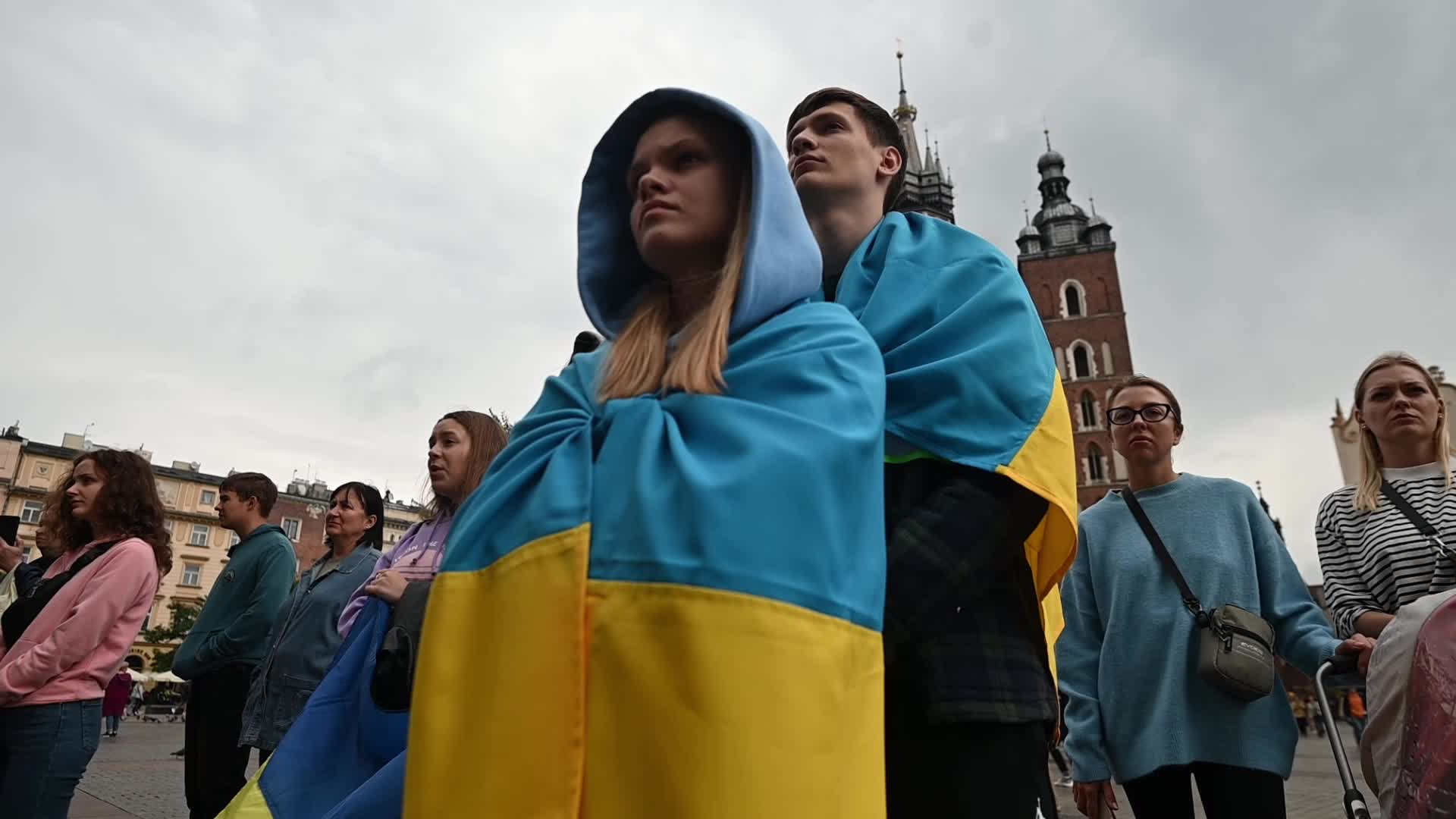 Protest '200 Days Of Terror' In Krakow, Poland