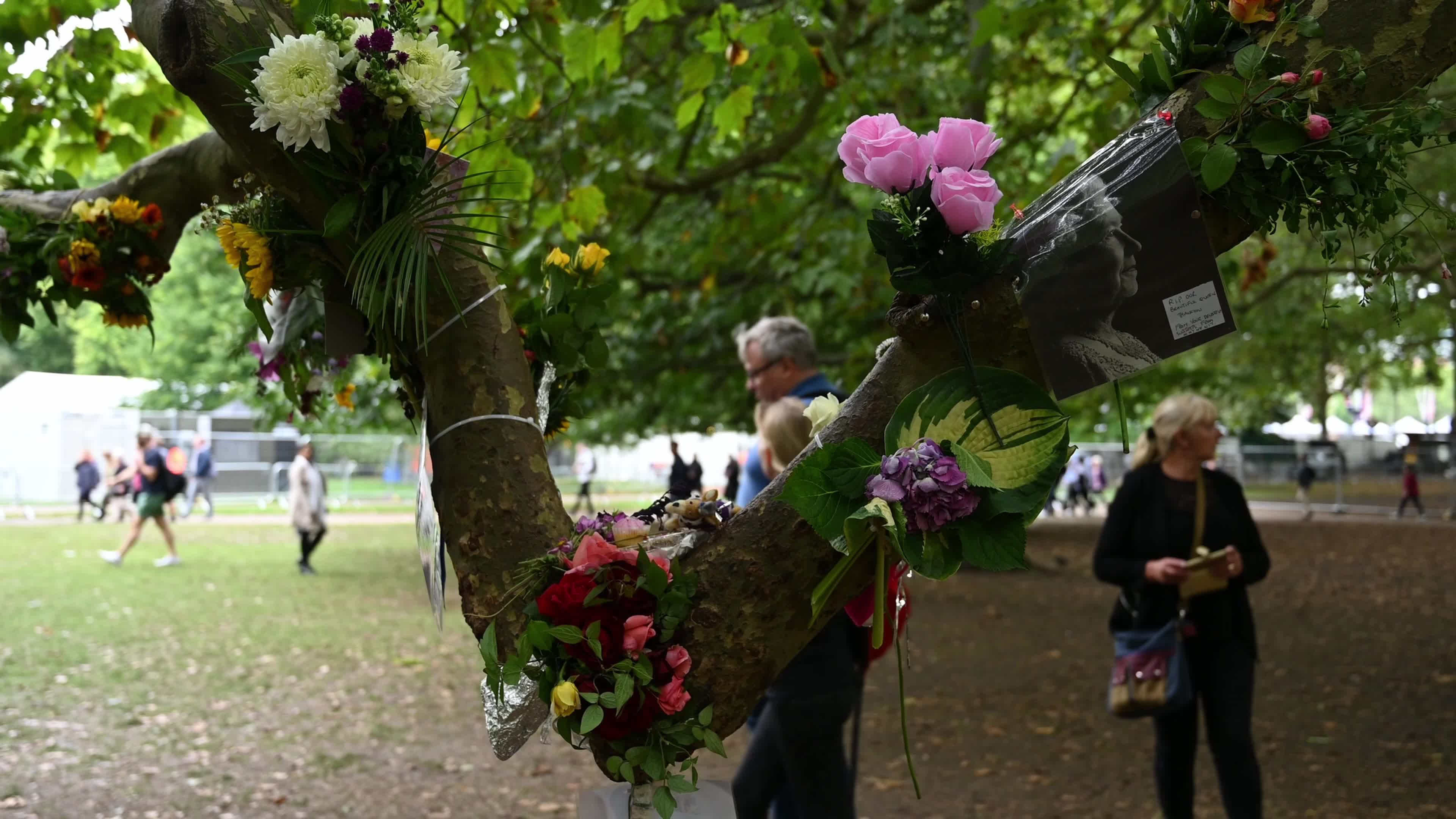 Queen Elizabeth II's Coffin Is Transferred To London