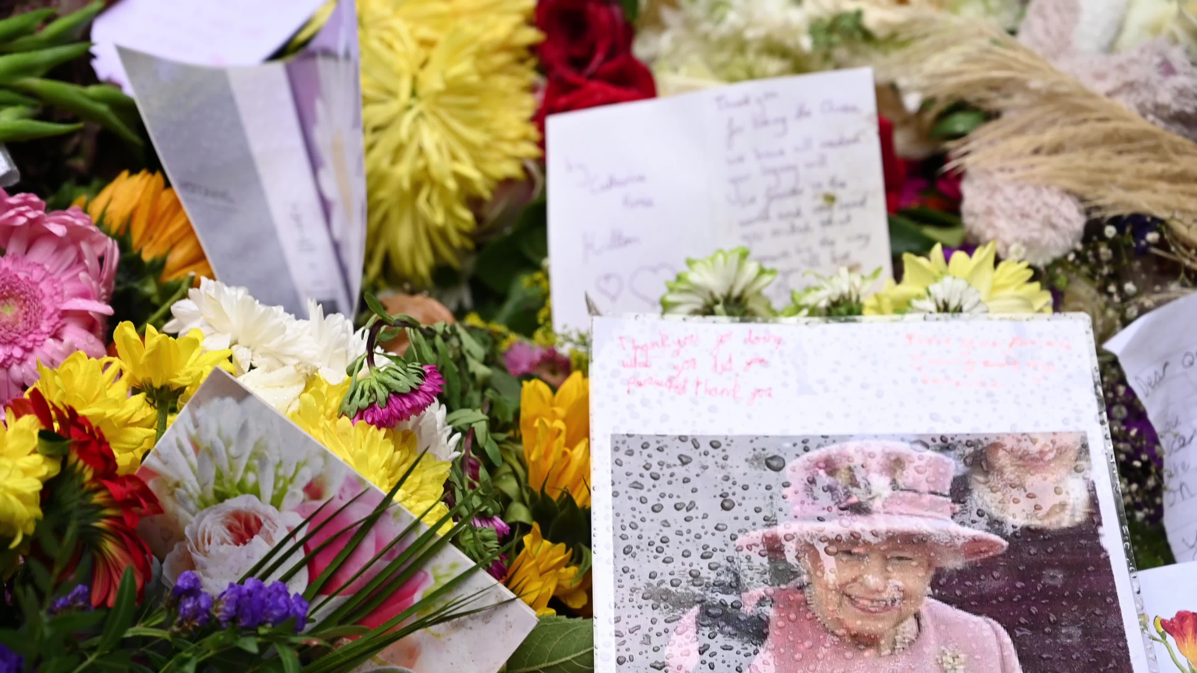 Queen Elizabeth II's Coffin Is Transferred To London