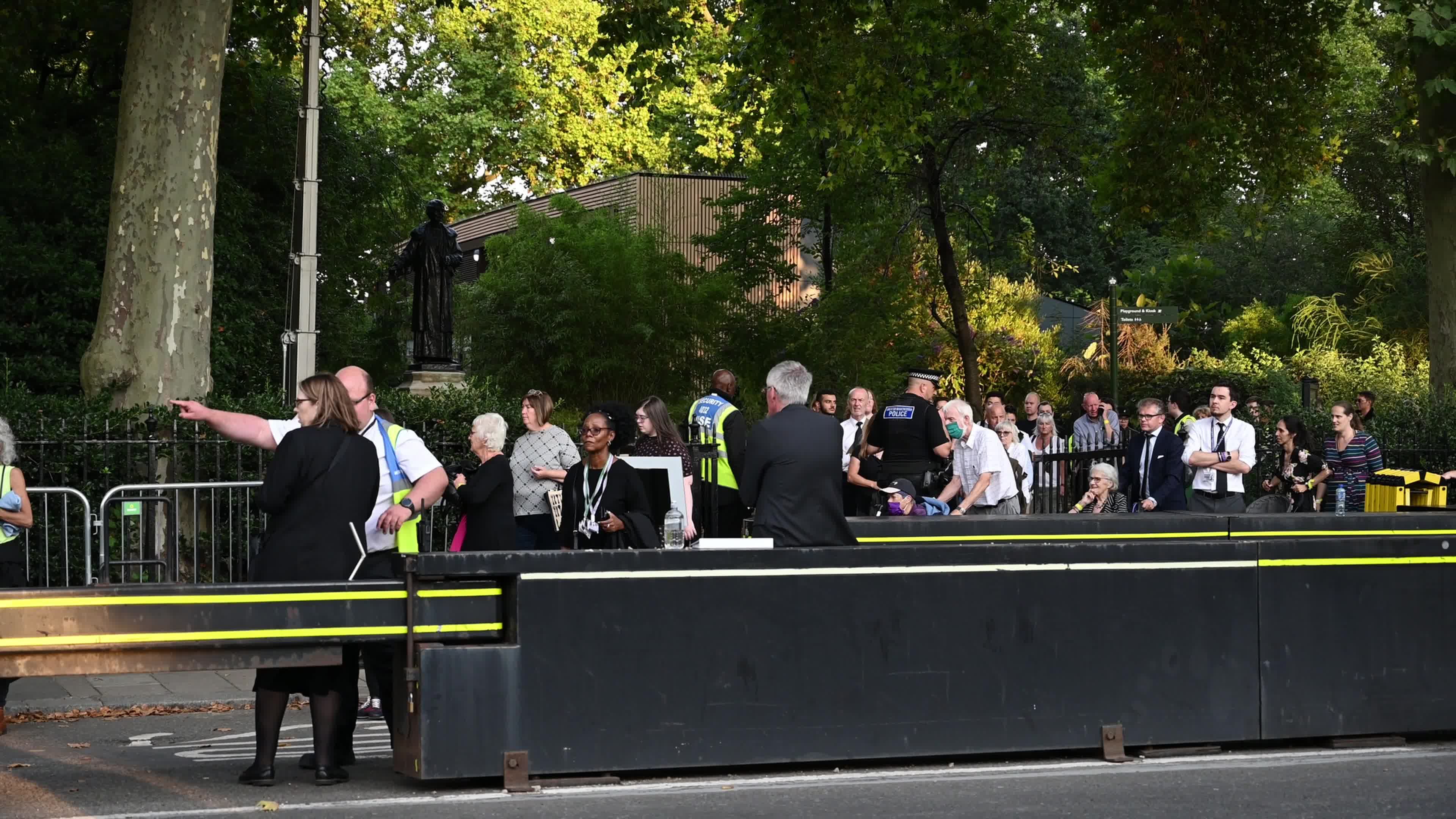 The Nation Mourns The Death Of Queen Elizabeth II As Her Coffin Is Transferred To Westminster Hall