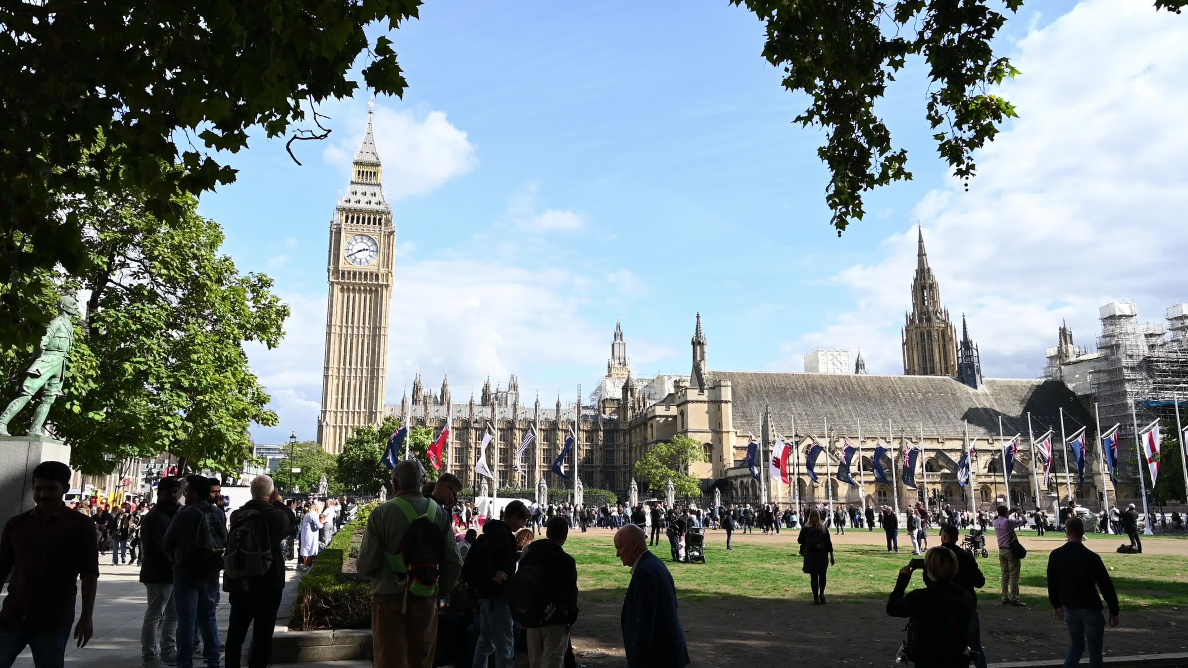 Lying-In-State Of Her Majesty Queen Elizabeth II At Westminster Hall