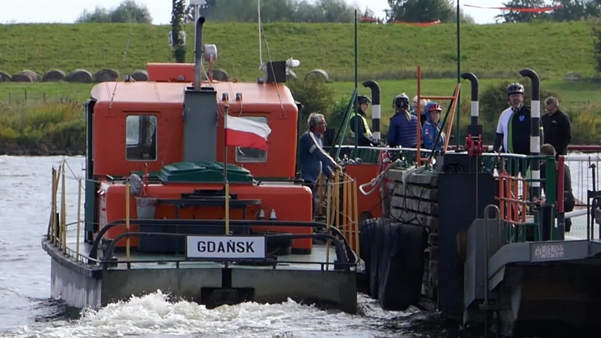 Swibno Mikoszewo Ferry in Poland
