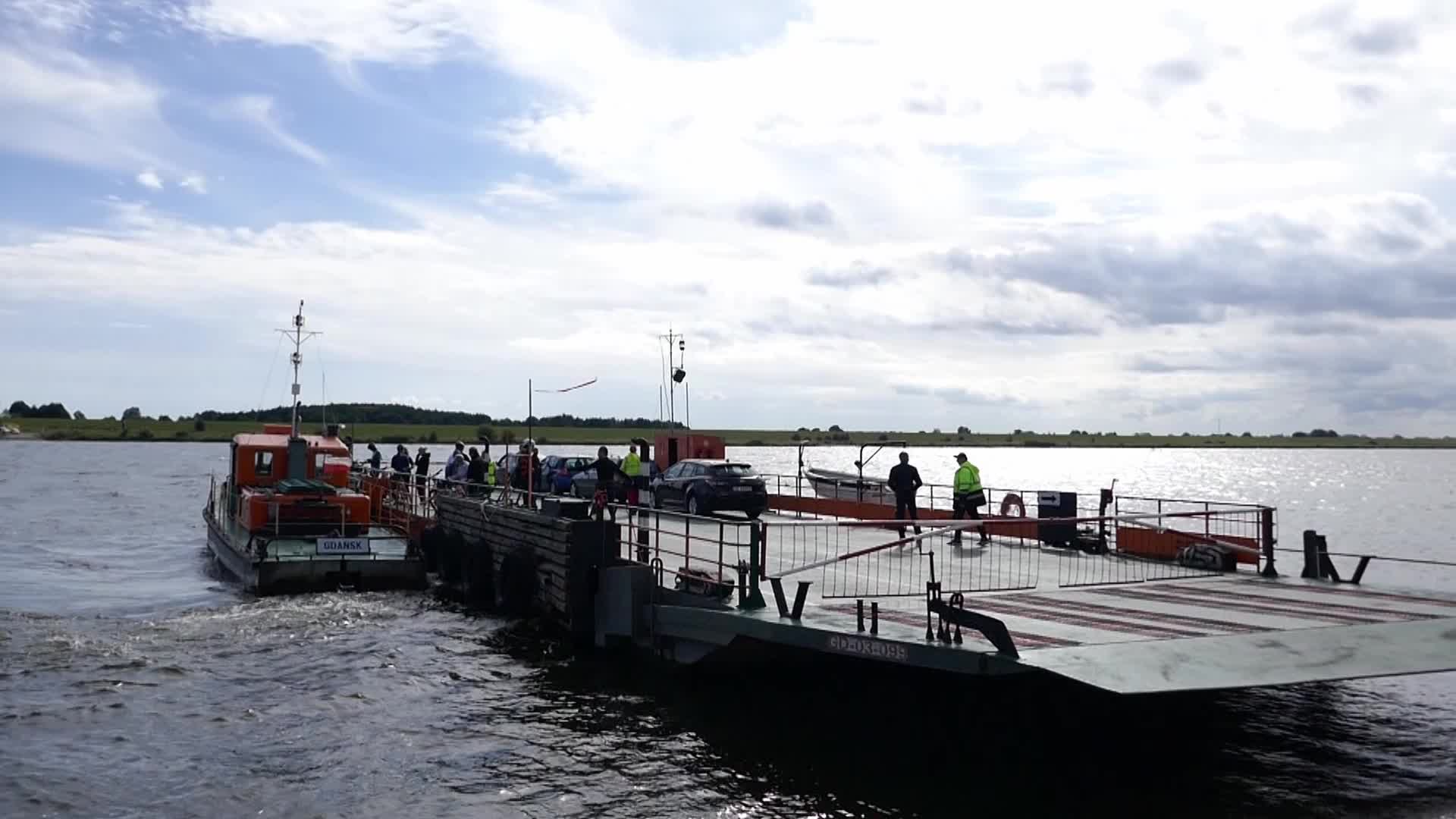 Swibno Mikoszewo Ferry in Poland