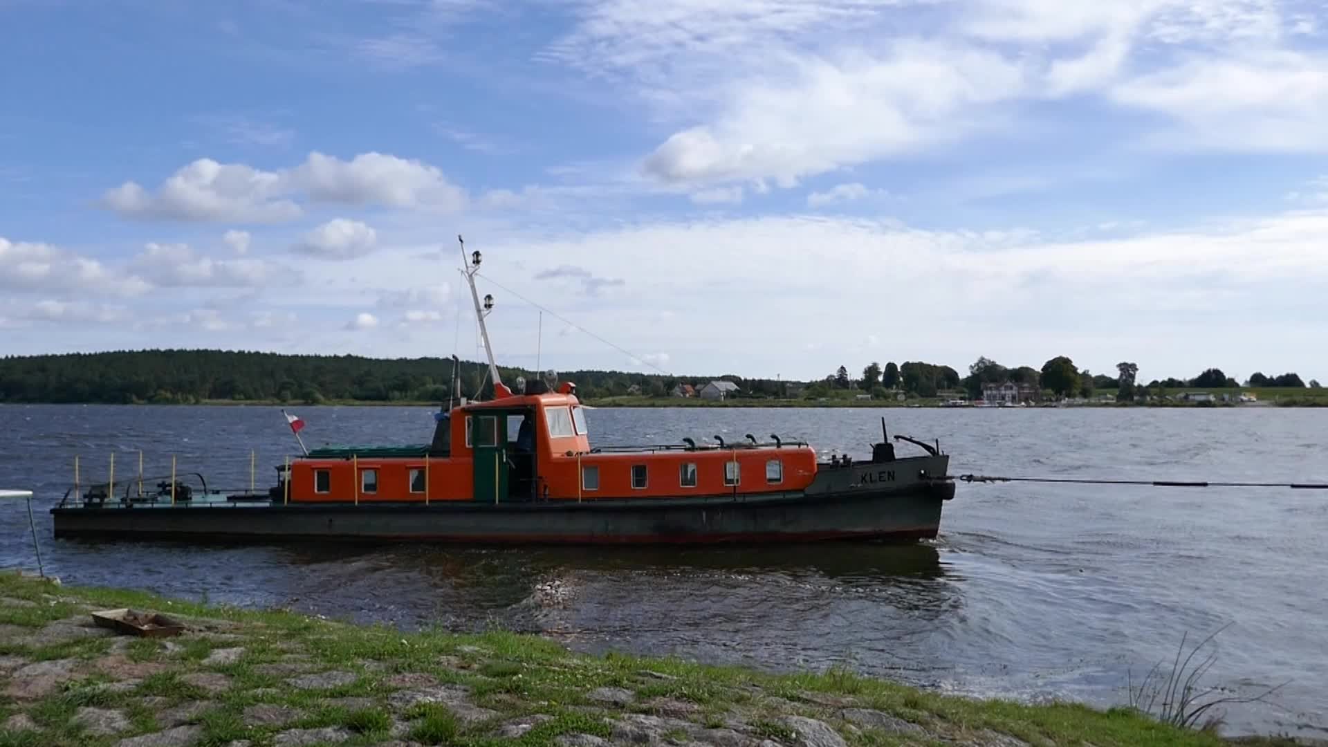Swibno Mikoszewo Ferry in Poland