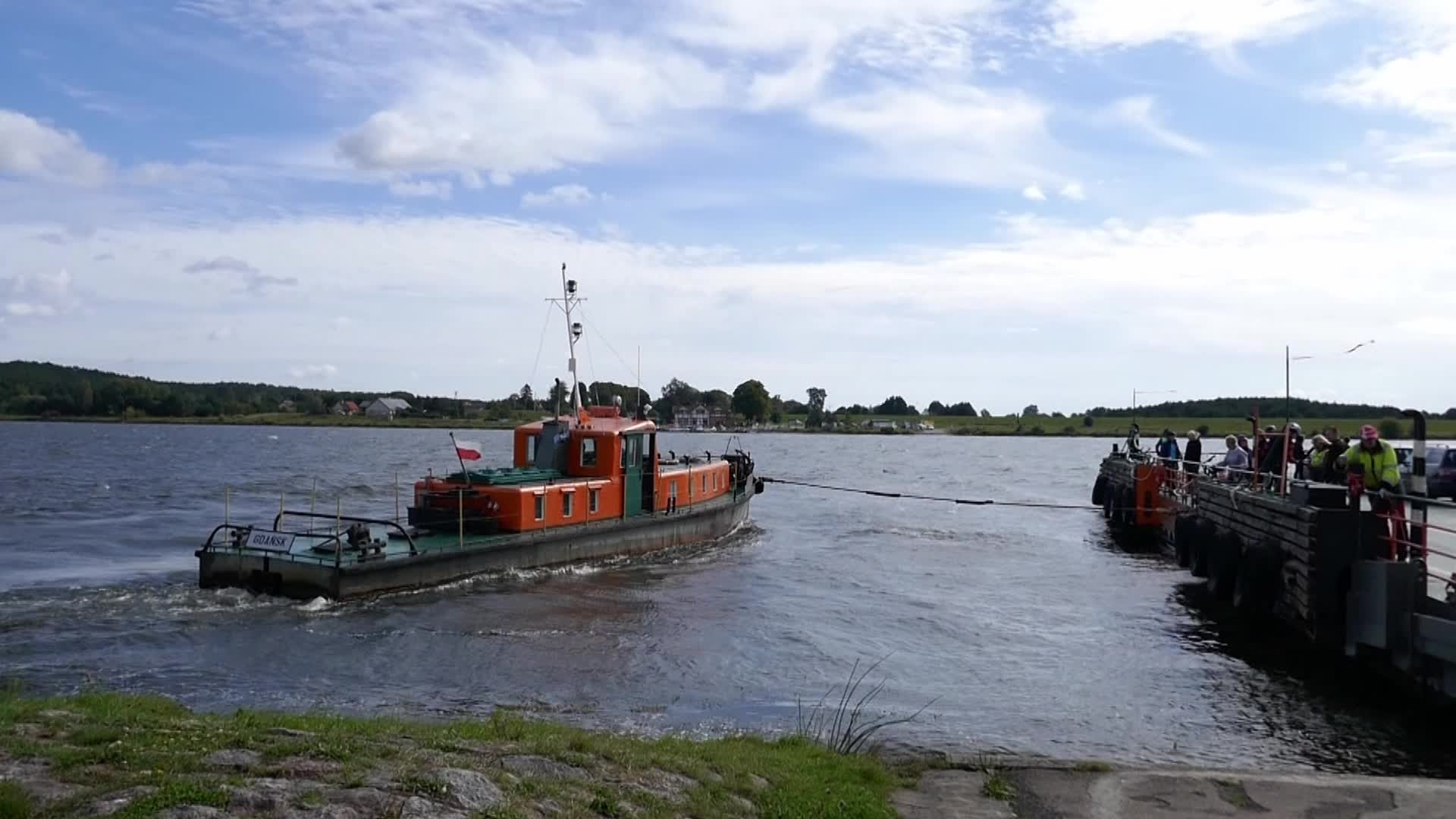 Swibno Mikoszewo Ferry in Poland