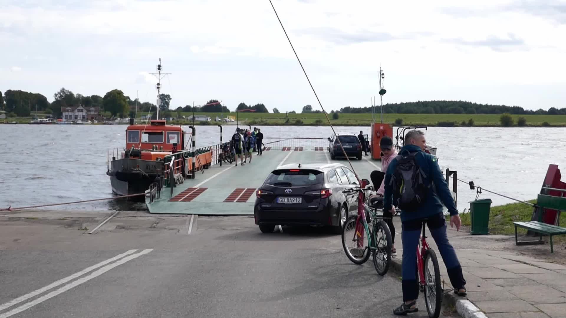 Swibno Mikoszewo Ferry in Poland