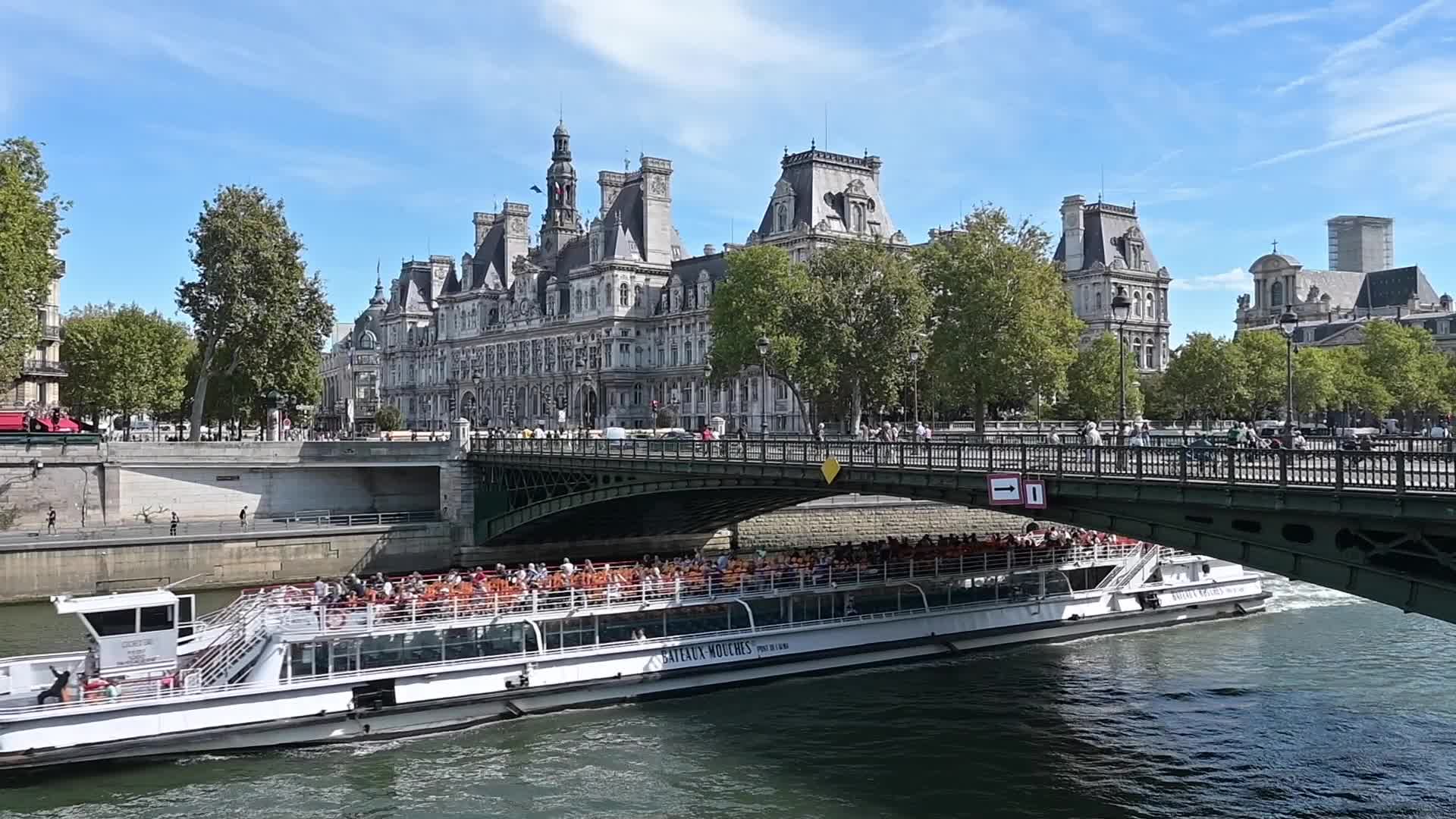 The Seine river in Paris