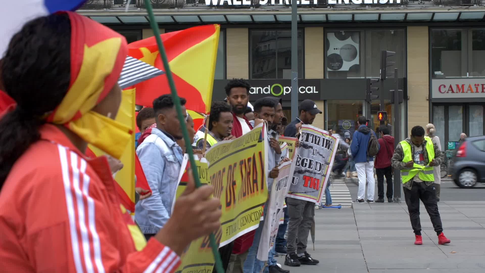 Paris: demonstration to denounce the war in Tigray