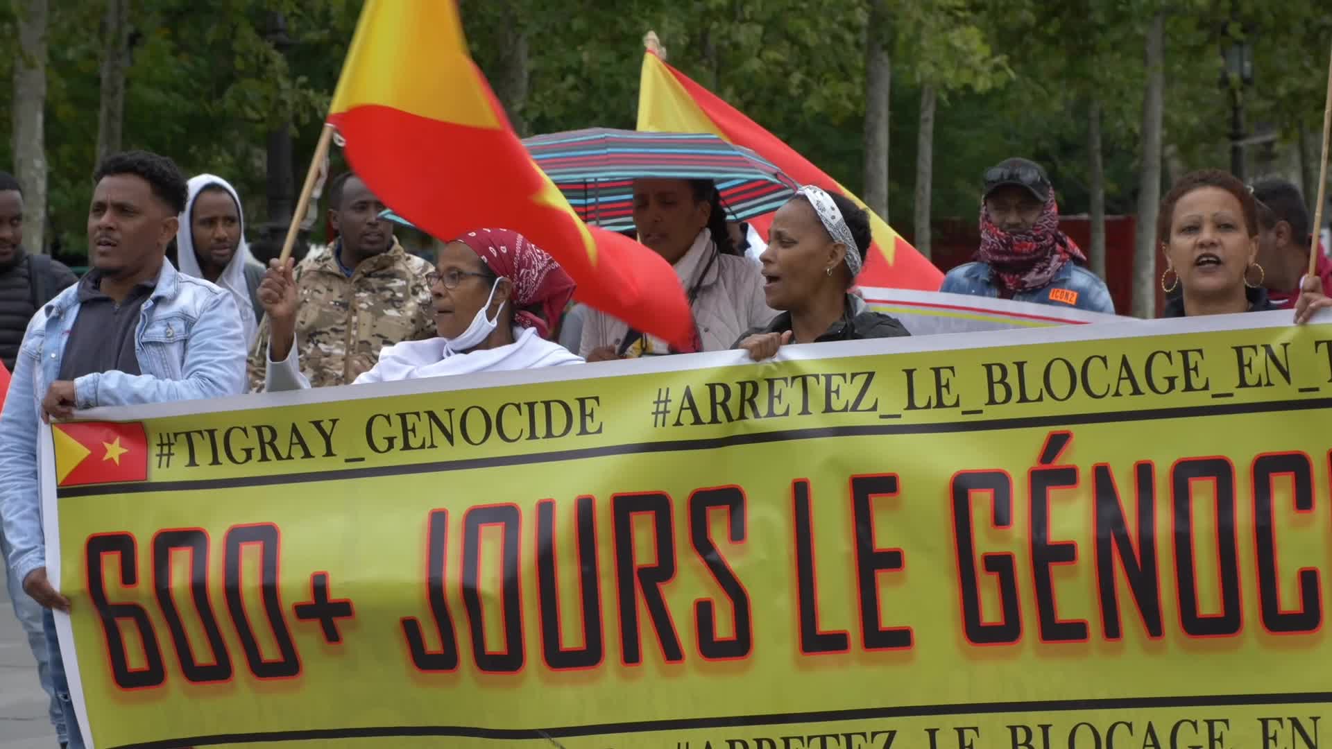 Paris: demonstration to denounce the war in Tigray