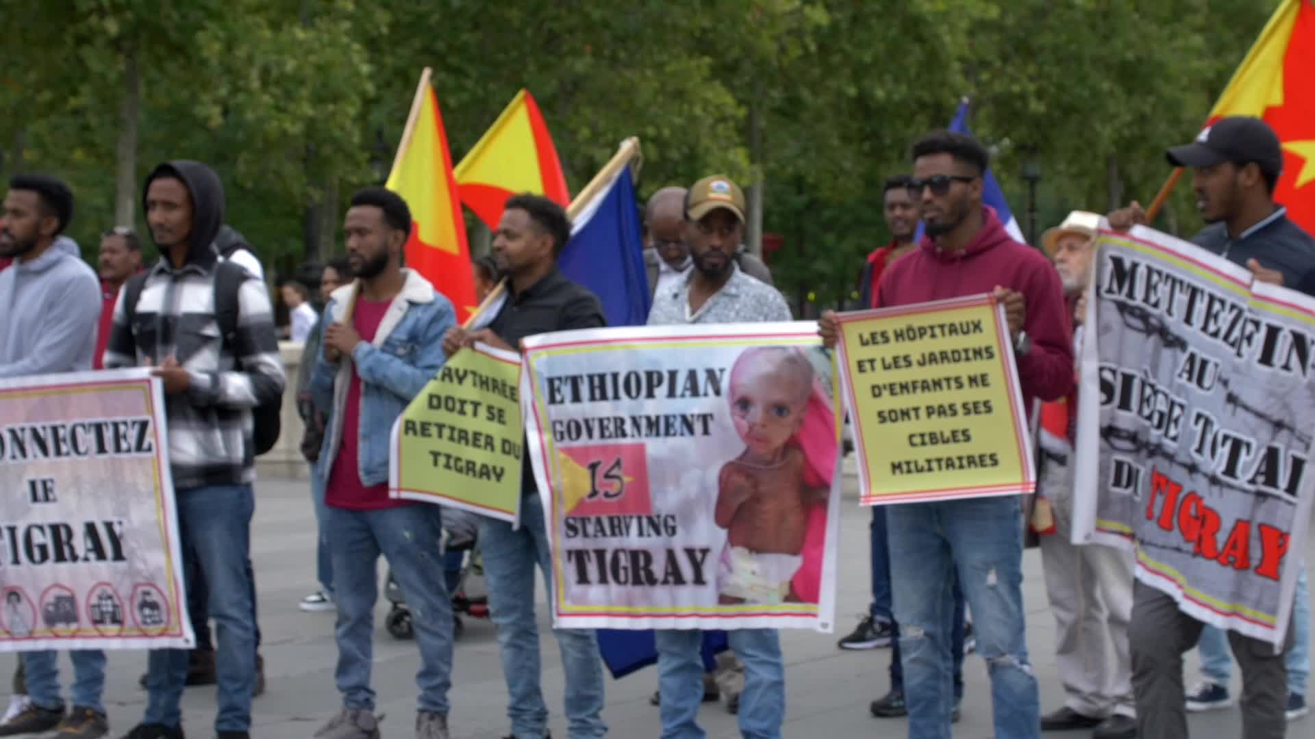 Paris: demonstration to denounce the war in Tigray