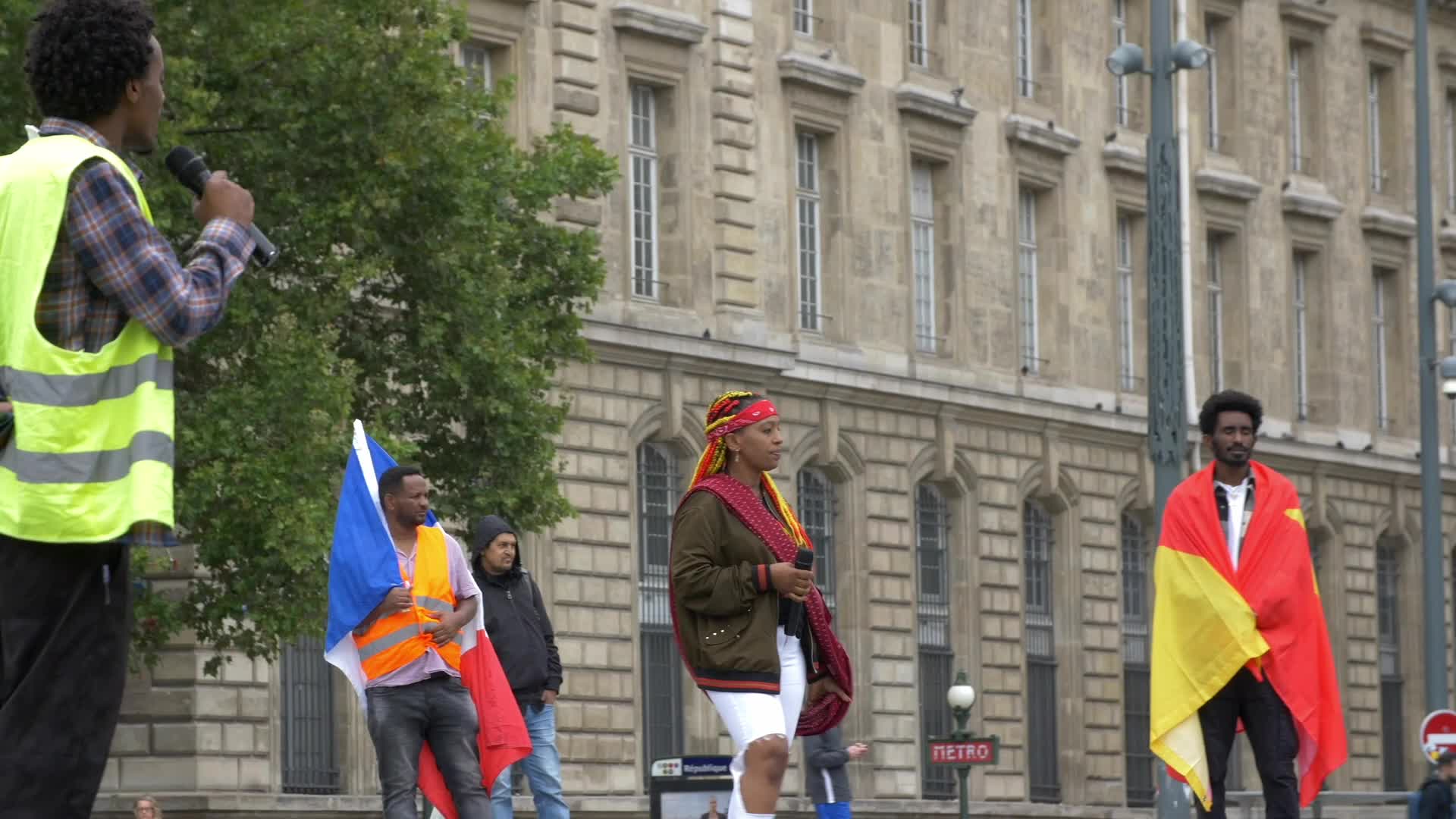 Paris: demonstration to denounce the war in Tigray