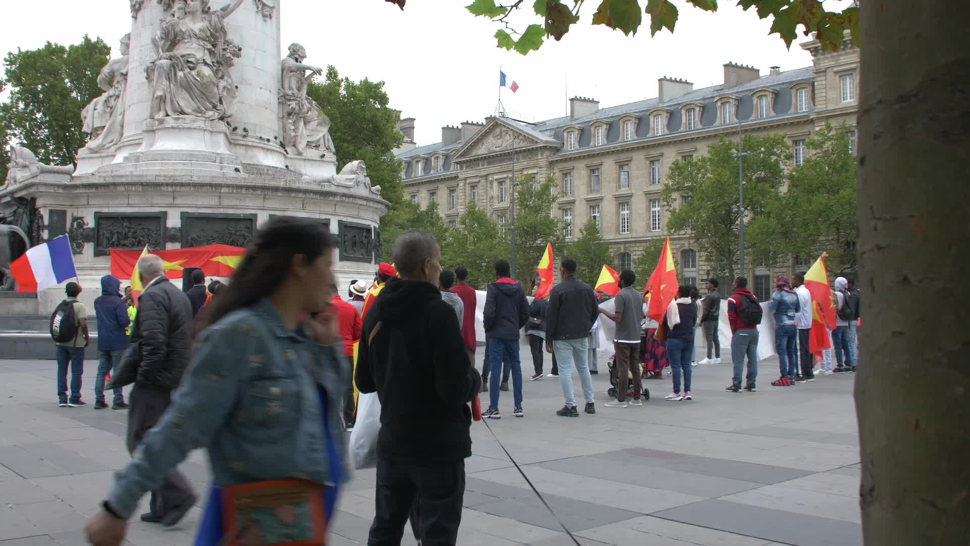 Paris: demonstration to denounce the war in Tigray