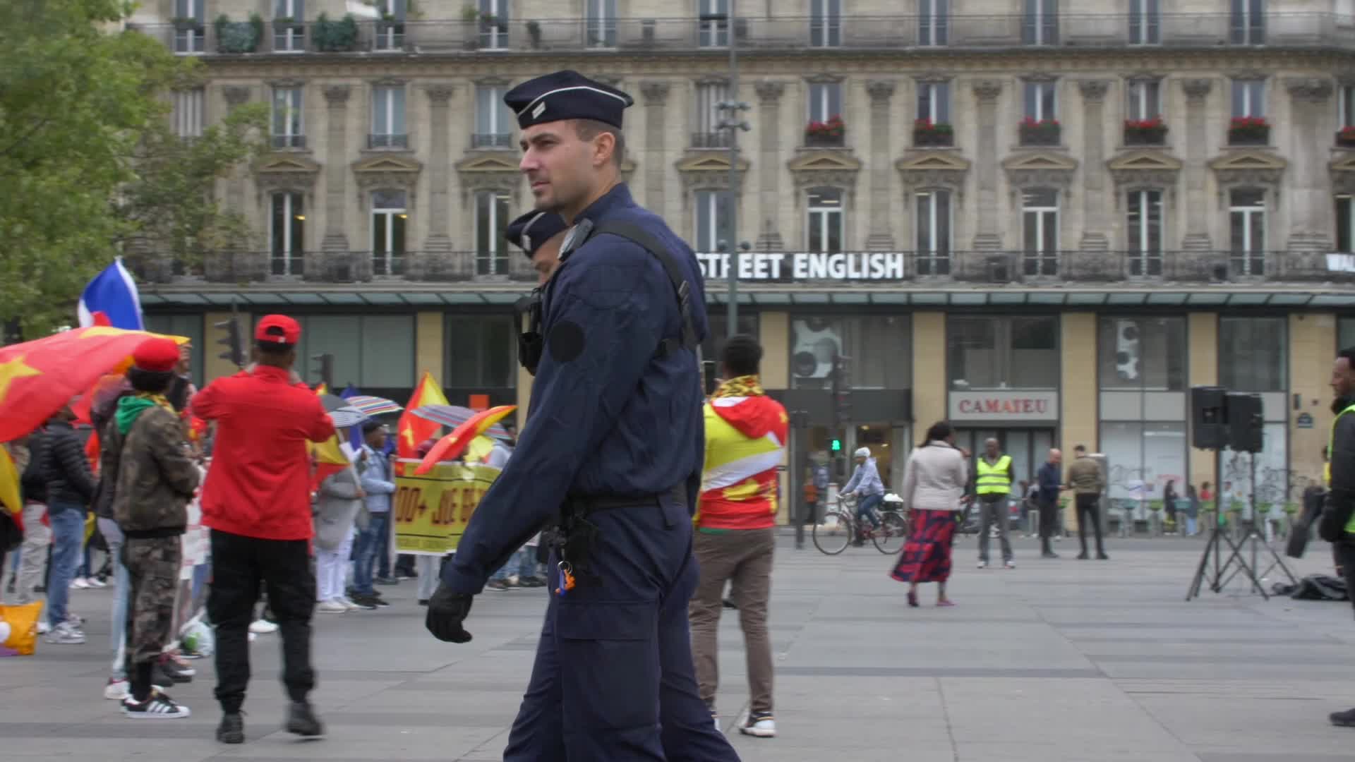 Paris: demonstration to denounce the war in Tigray