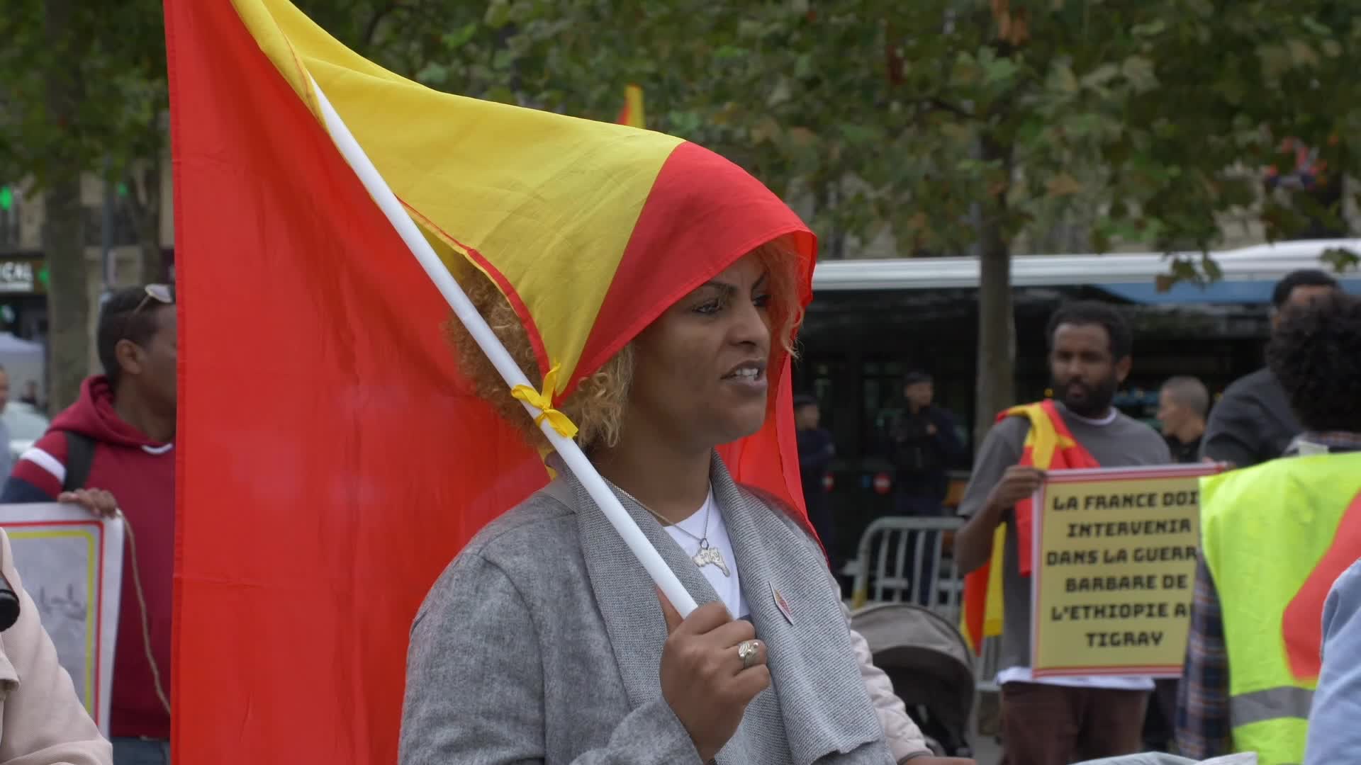 Paris: demonstration to denounce the war in Tigray
