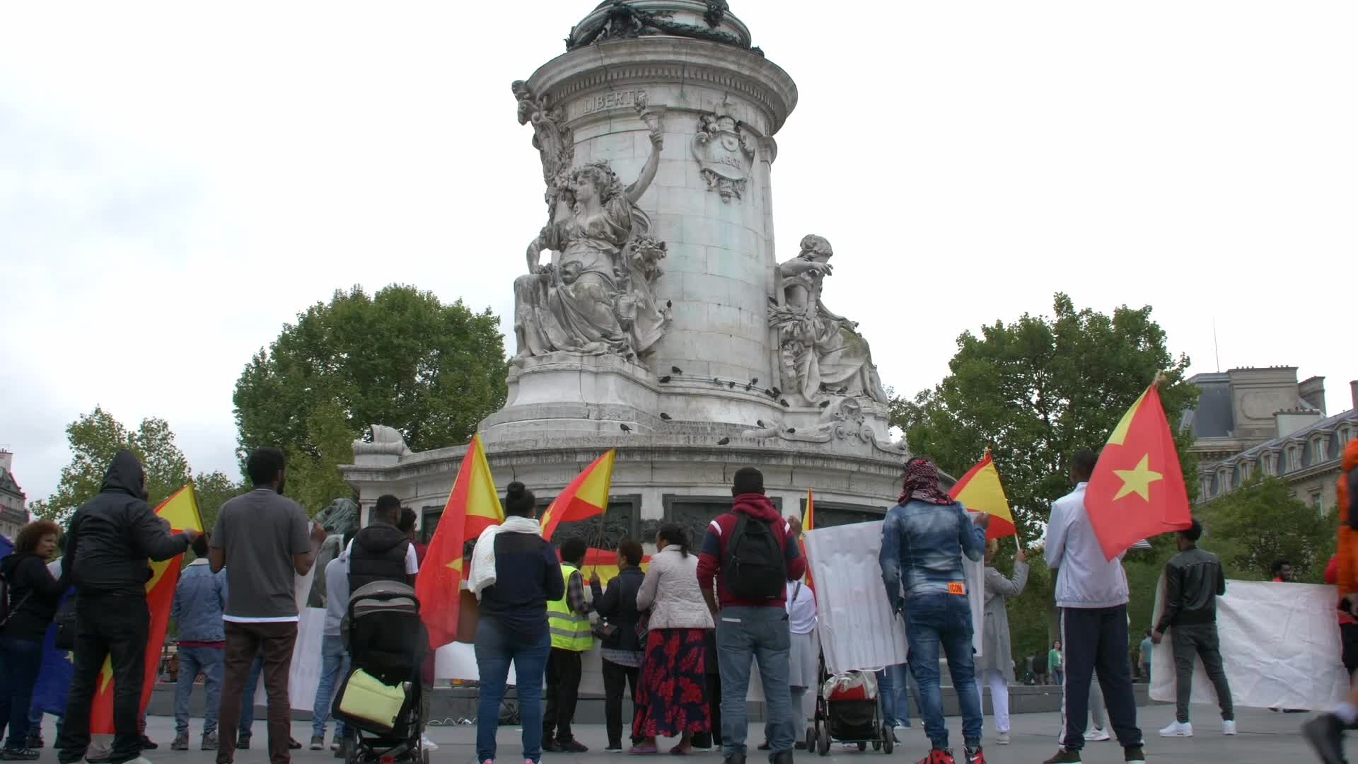 Paris: demonstration to denounce the war in Tigray