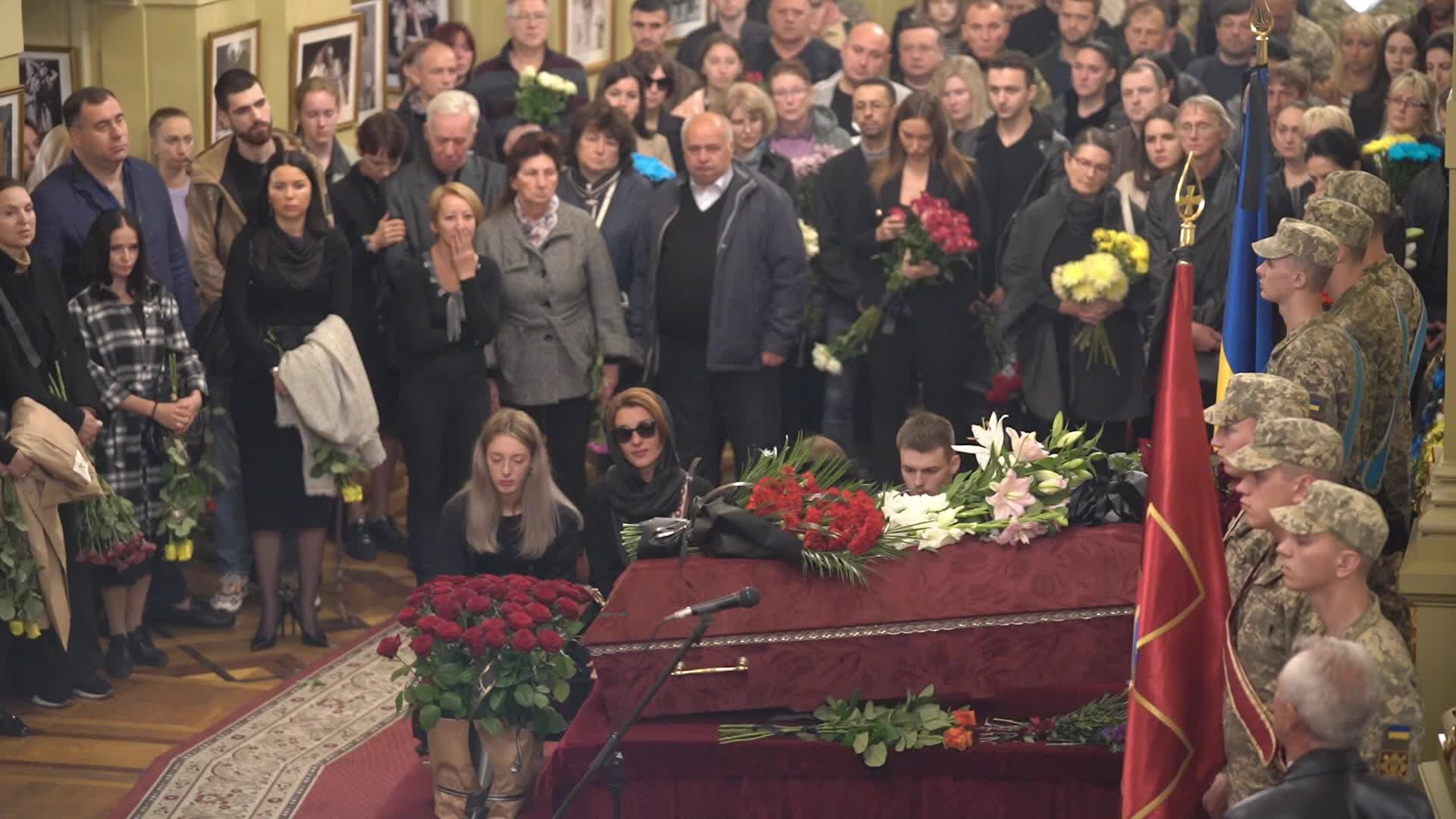 Farewell ceremony for the Honored Artist of Ukraine, ballet soloist of the National Opera of Ukraine named after Taras Shevchenko by Oleksandr Shapoval