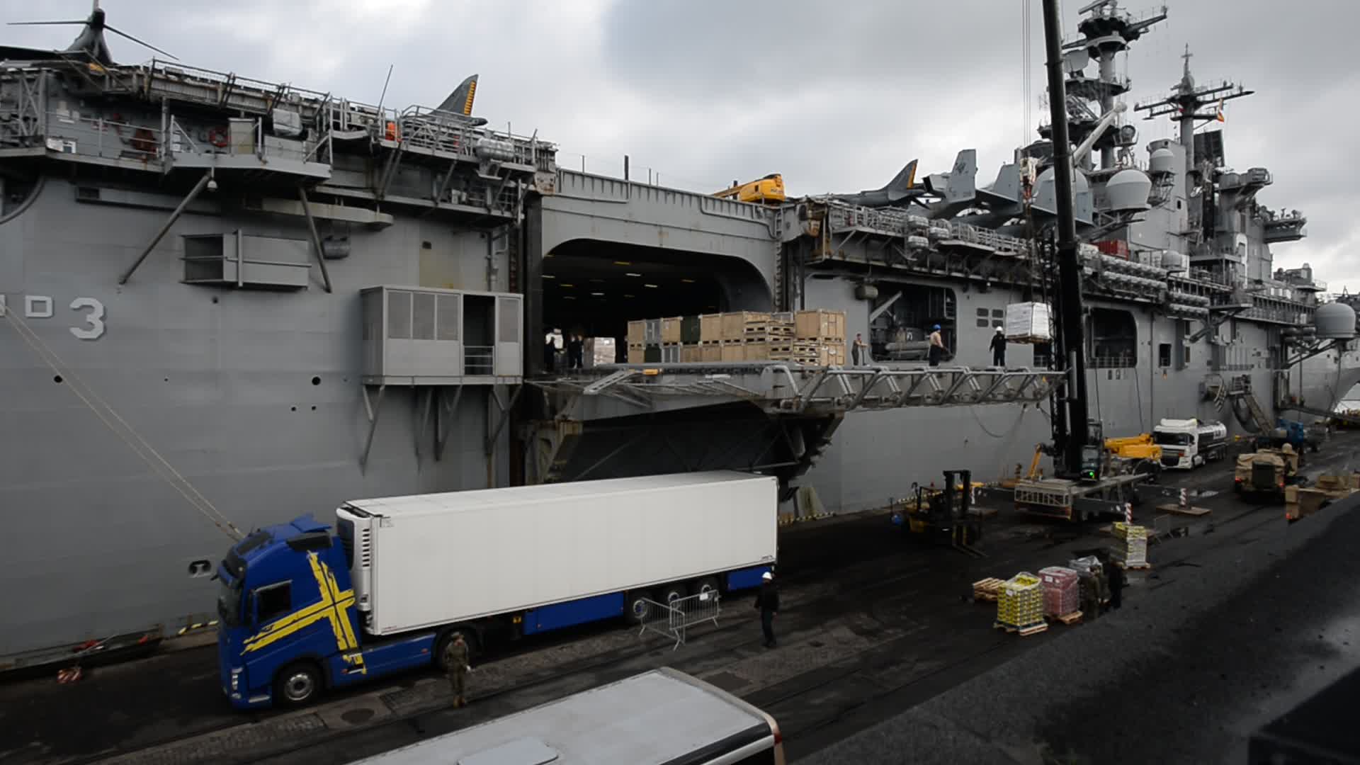 USS Kearsarge at the Port of Gdynia