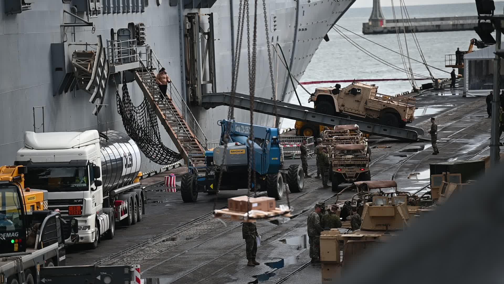 USS Kearsarge at the Port of Gdynia