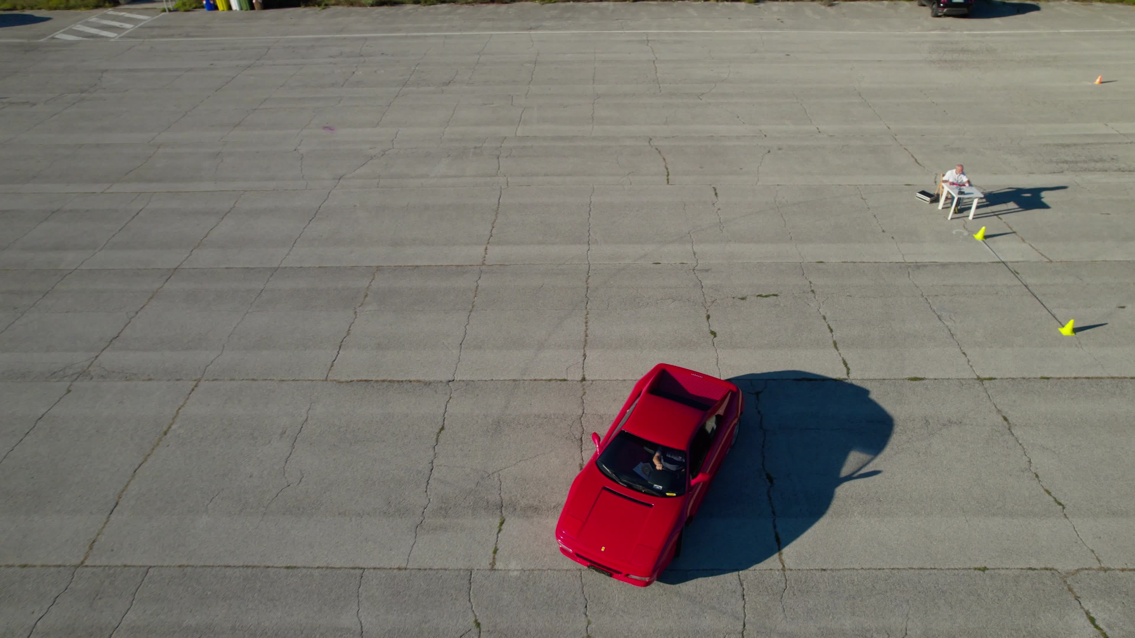 Classic Motor Show In L'Aquila - Drone View