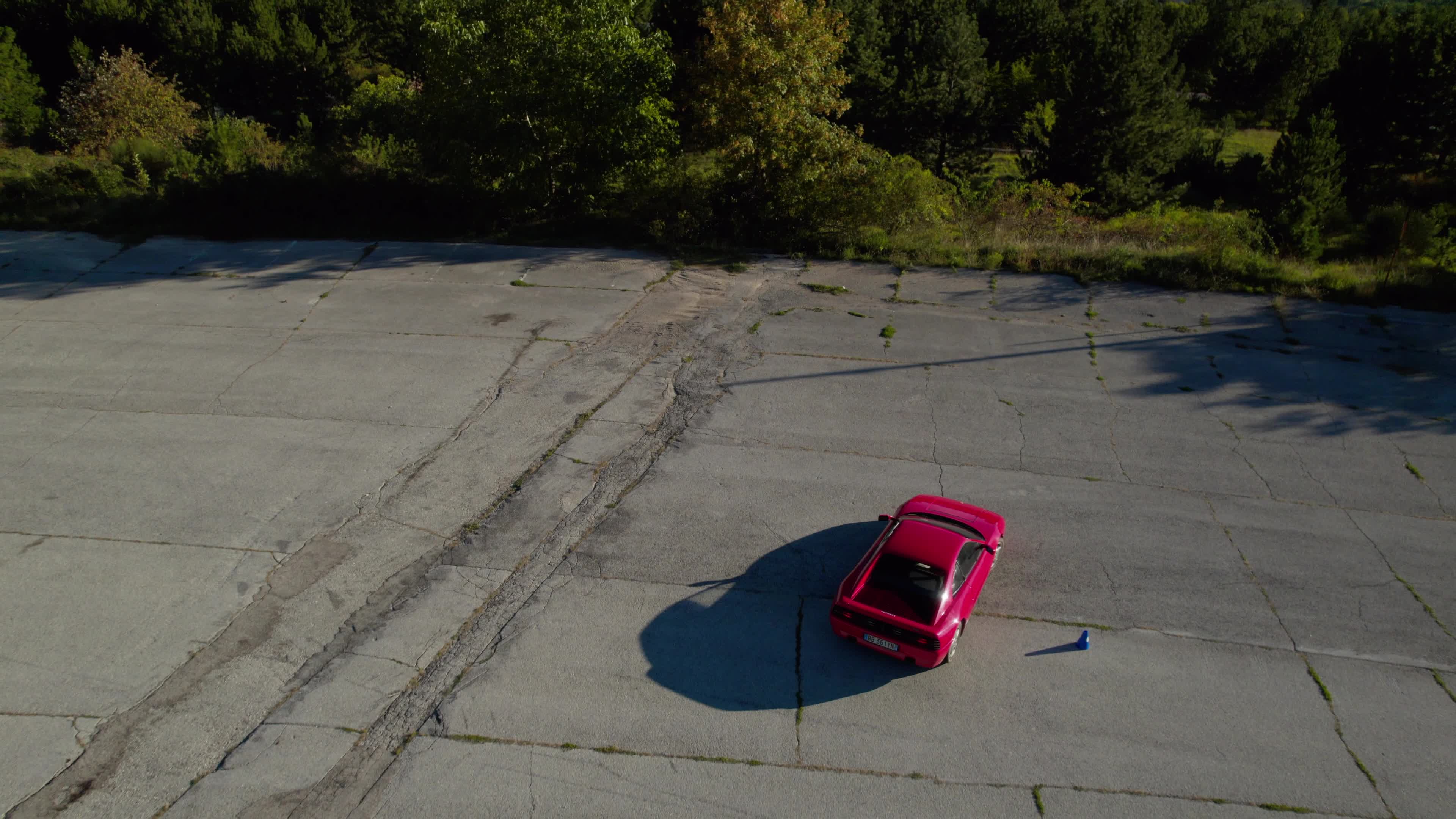 Classic Motor Show In L'Aquila - Drone View