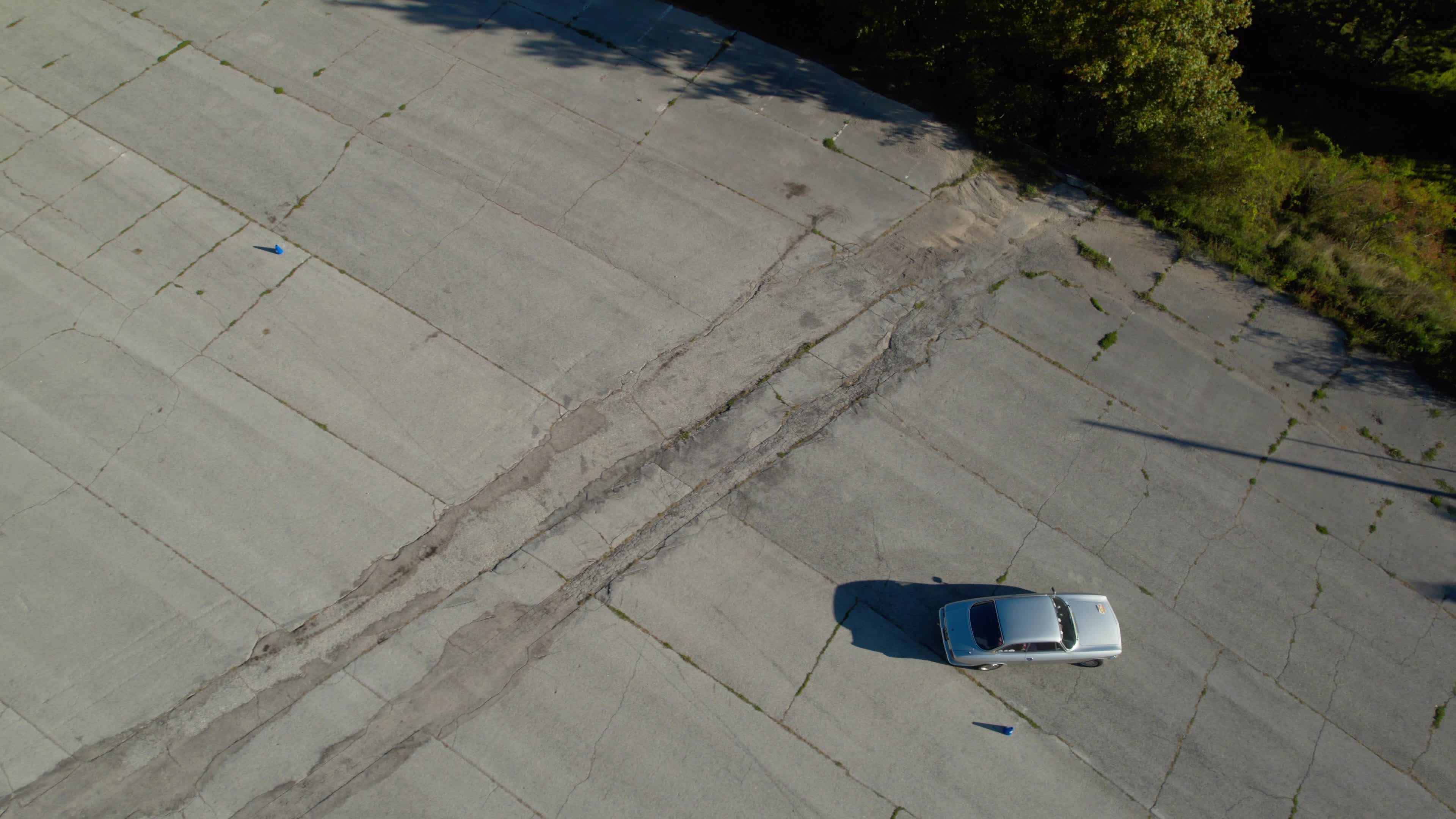 Classic Motor Show In L'Aquila - Drone View