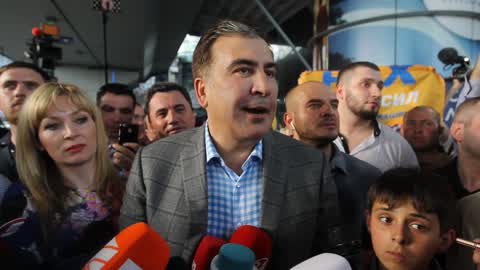Former Georgian president Mikheil Saakashvili returned to Ukraine