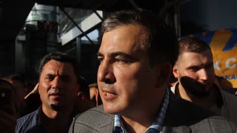 Former Georgian president Mikheil Saakashvili returned to Ukraine