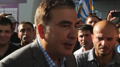 Former Georgian president Mikheil Saakashvili returned to Ukraine