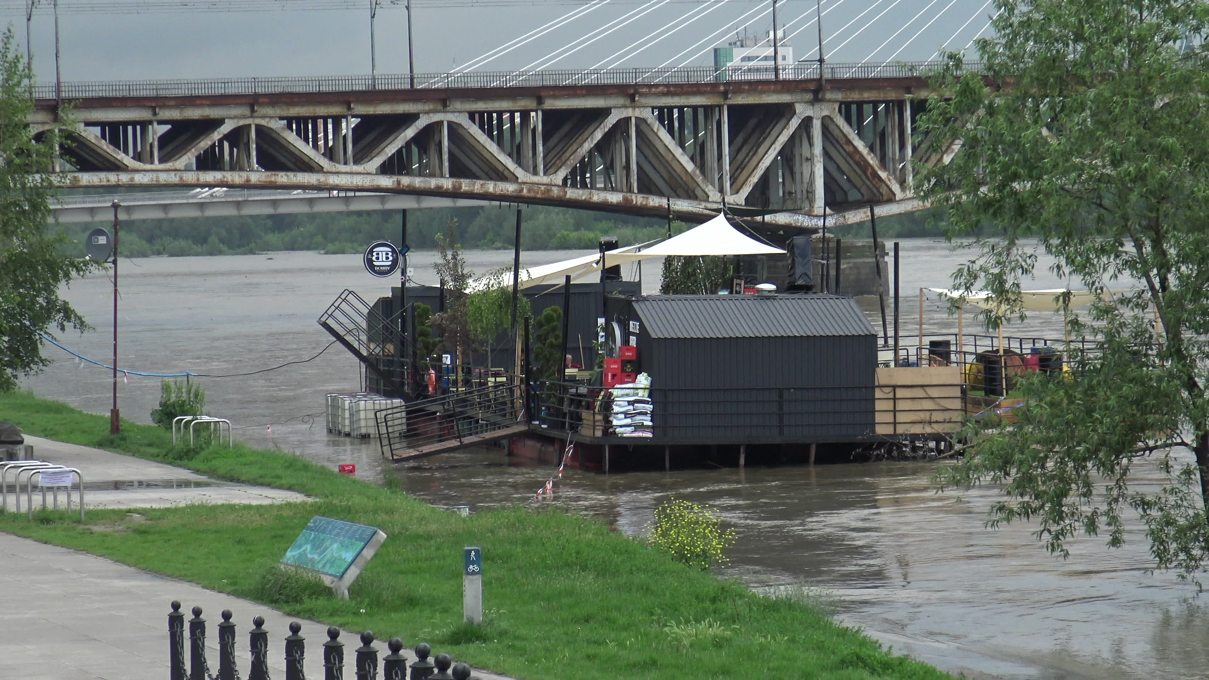 Torrential rains cause flooding in Poland