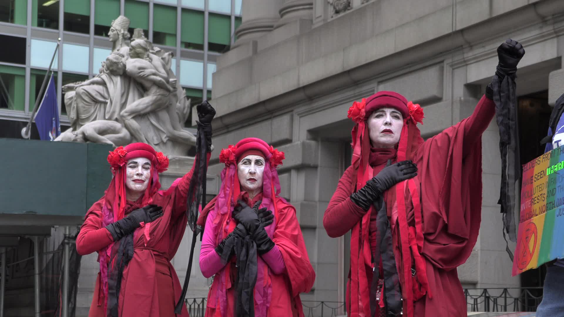 NY: Indigenous leaders rally at New York Stock Exchange for Climate Week
