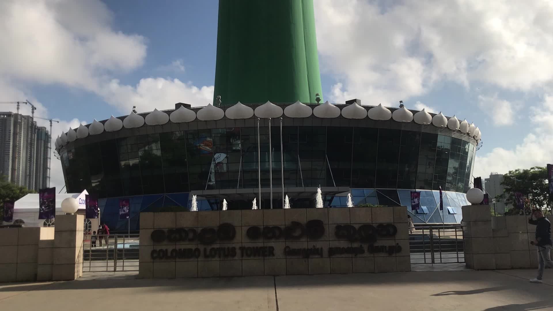 The Colombo Lotus Tower is open to the public