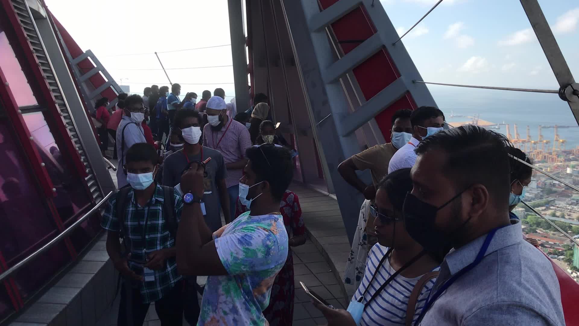 The Colombo Lotus Tower is open to the public