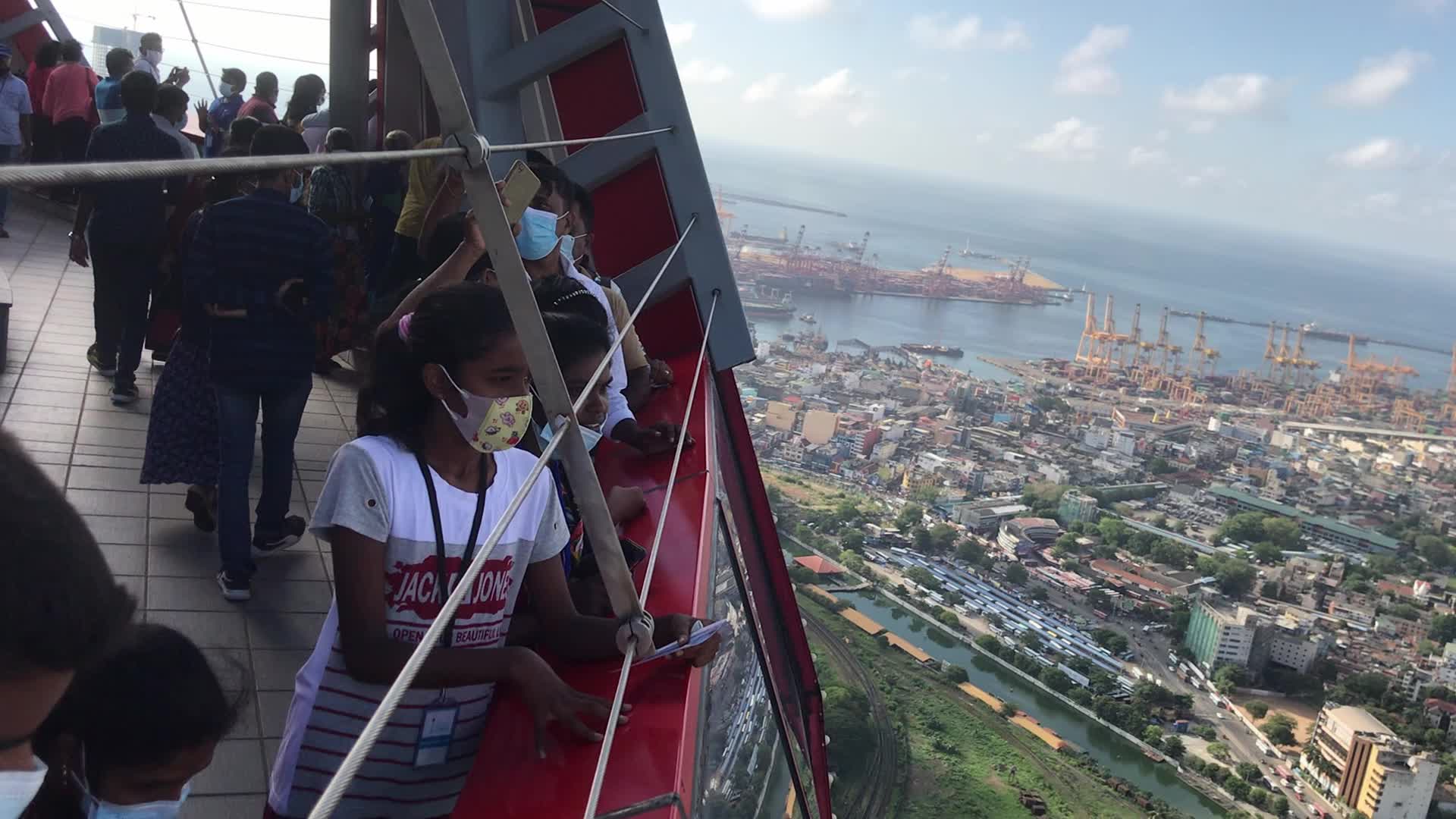 The Colombo Lotus Tower is open to the public
