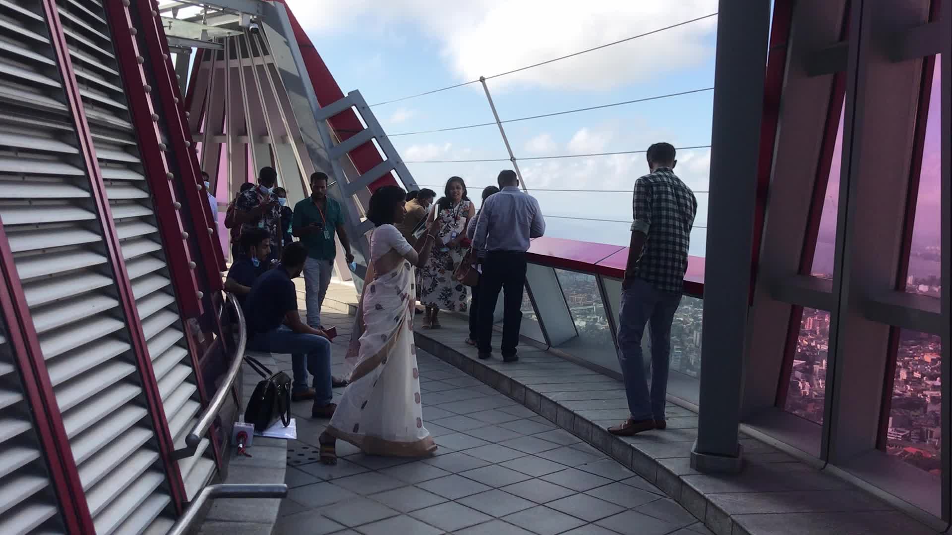 The Colombo Lotus Tower is open to the public