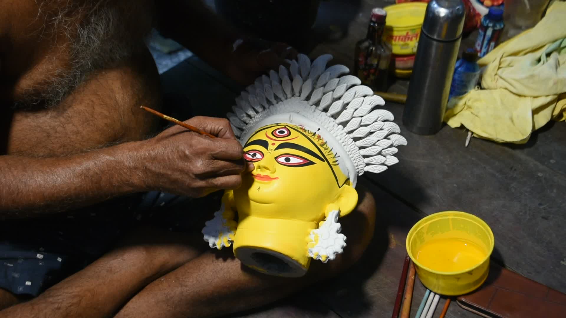 Durga puja festival in Kolkata.