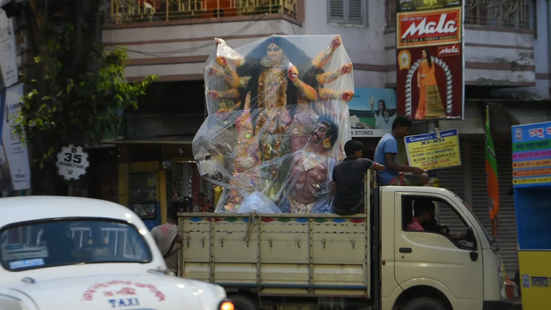 Durga puja festival in Kolkata.