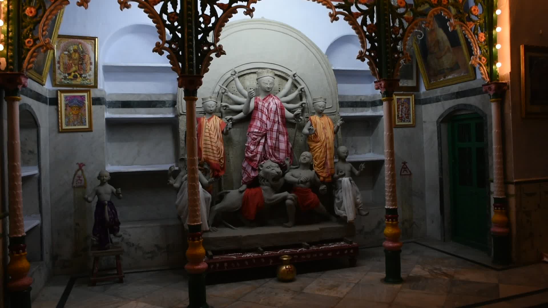 Durga puja festival in Kolkata.