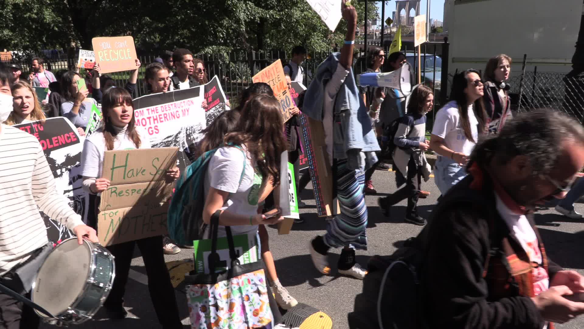 NY: International  Youth and Indigenous Climate March