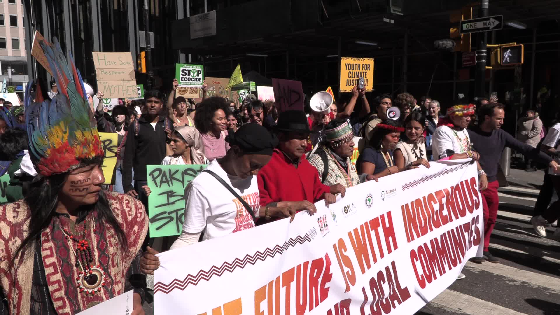 NY: International  Youth and Indigenous Climate March