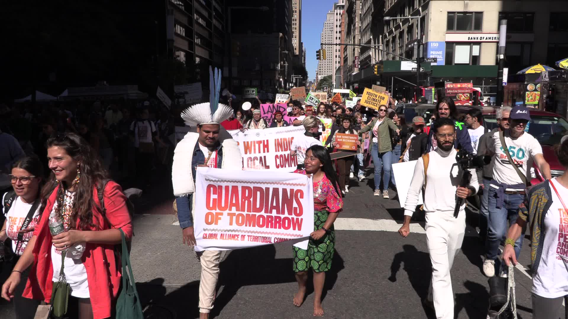 NY: International  Youth and Indigenous Climate March