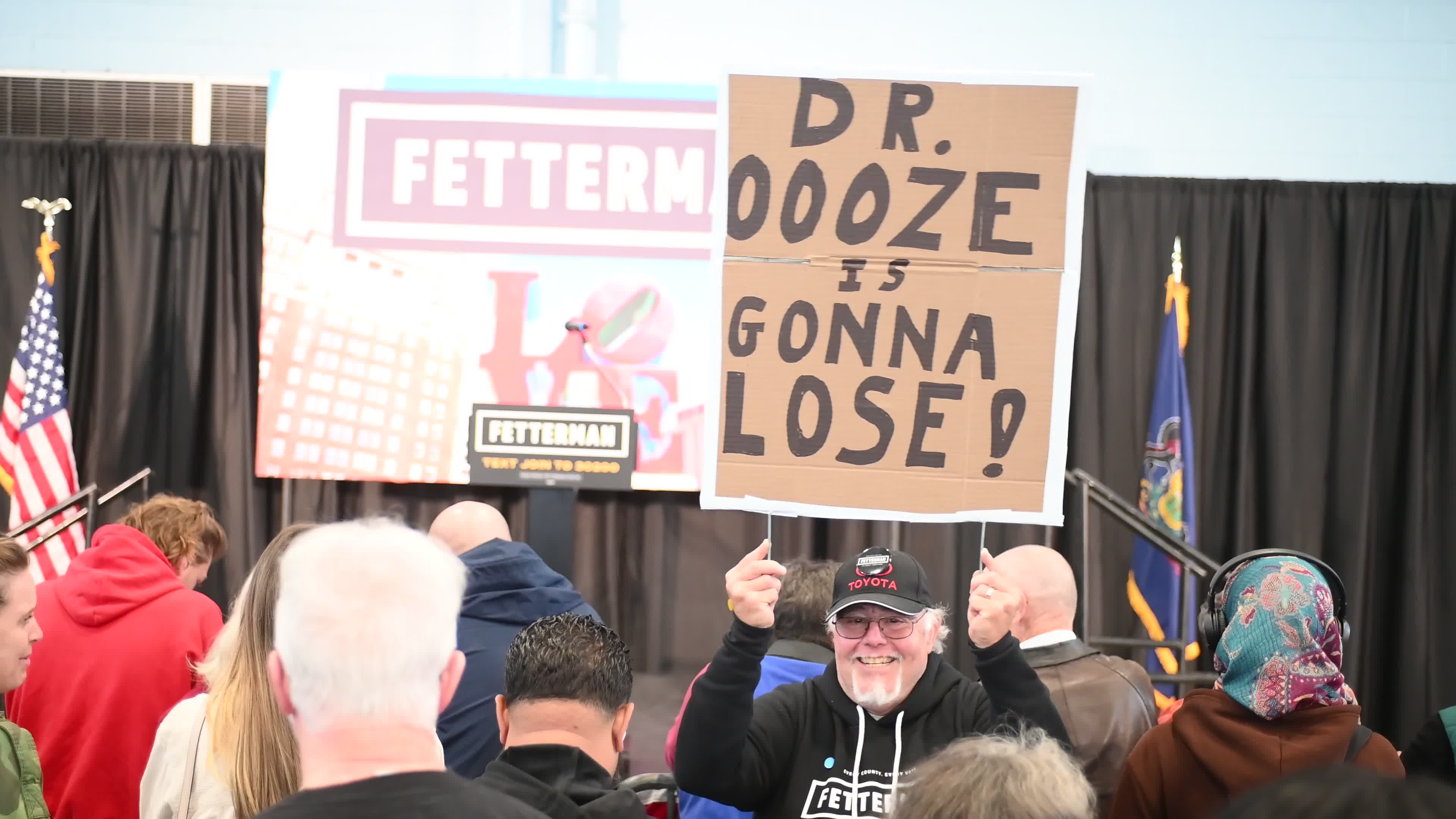 Fetterman Rally in Philadelphia, PA