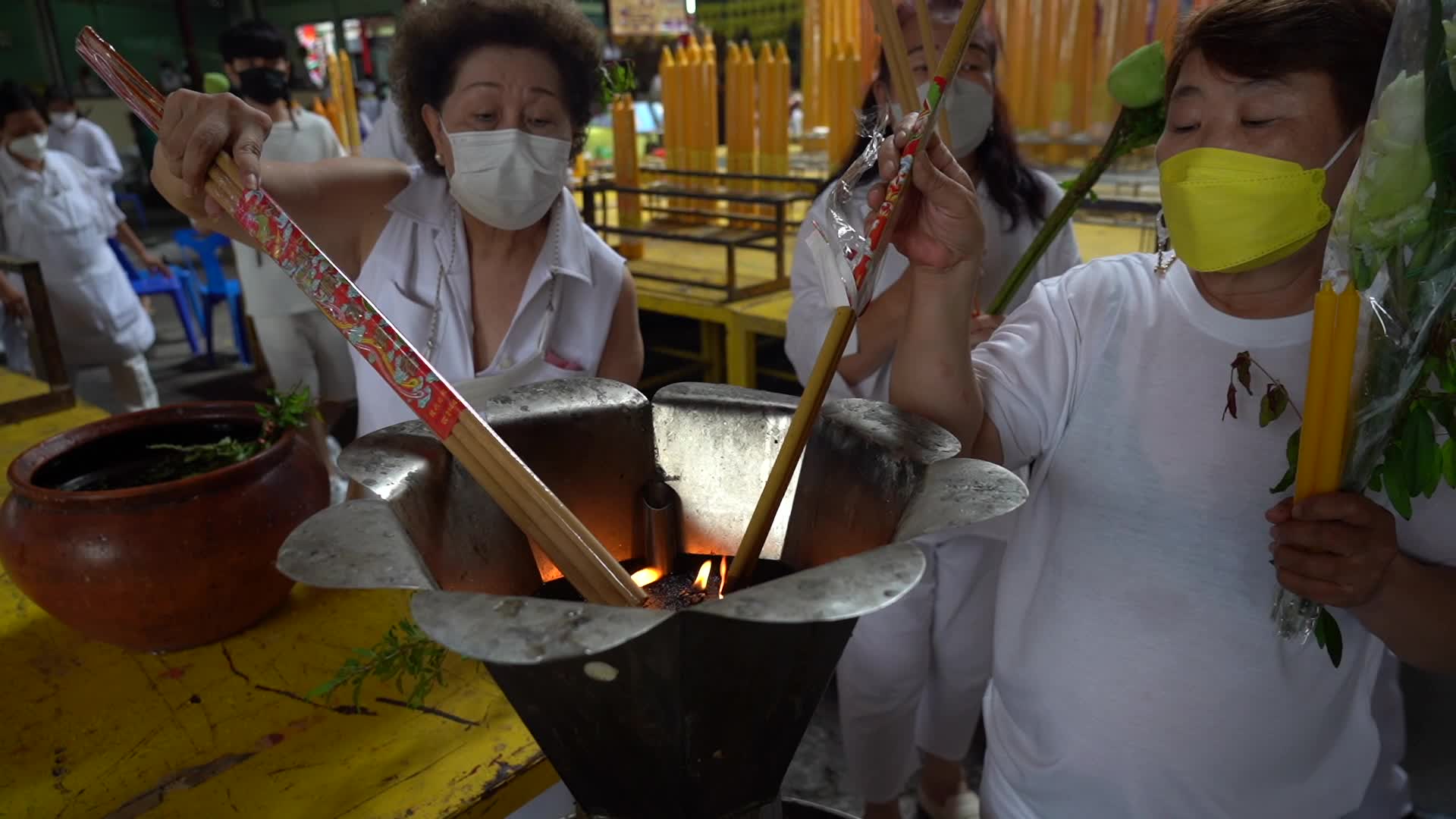 Vegetarian Festival in Bangkok 2022.