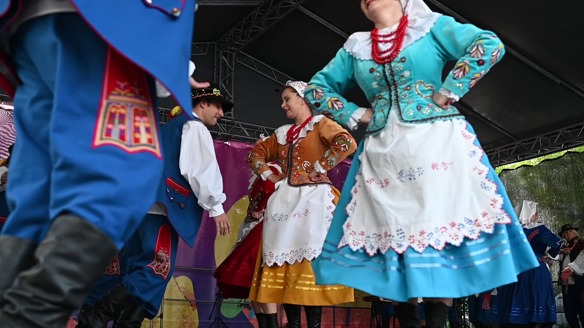 Song and Dance Ensemble 'Hyzniacy' Perform in Rzeszow.